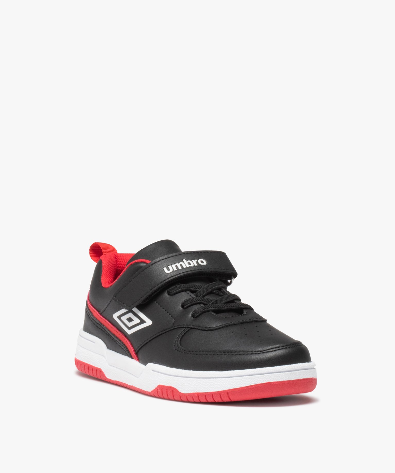 Baskets Garçon running à scratch et à lacets - Umbro noir | GEMO