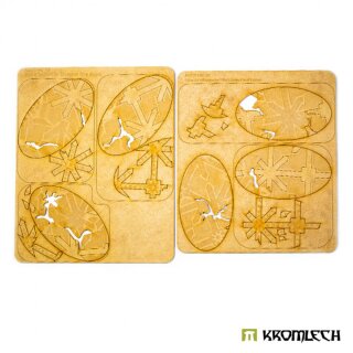 Chaos Temple 90x52 mm Oval Base Toppers (6)