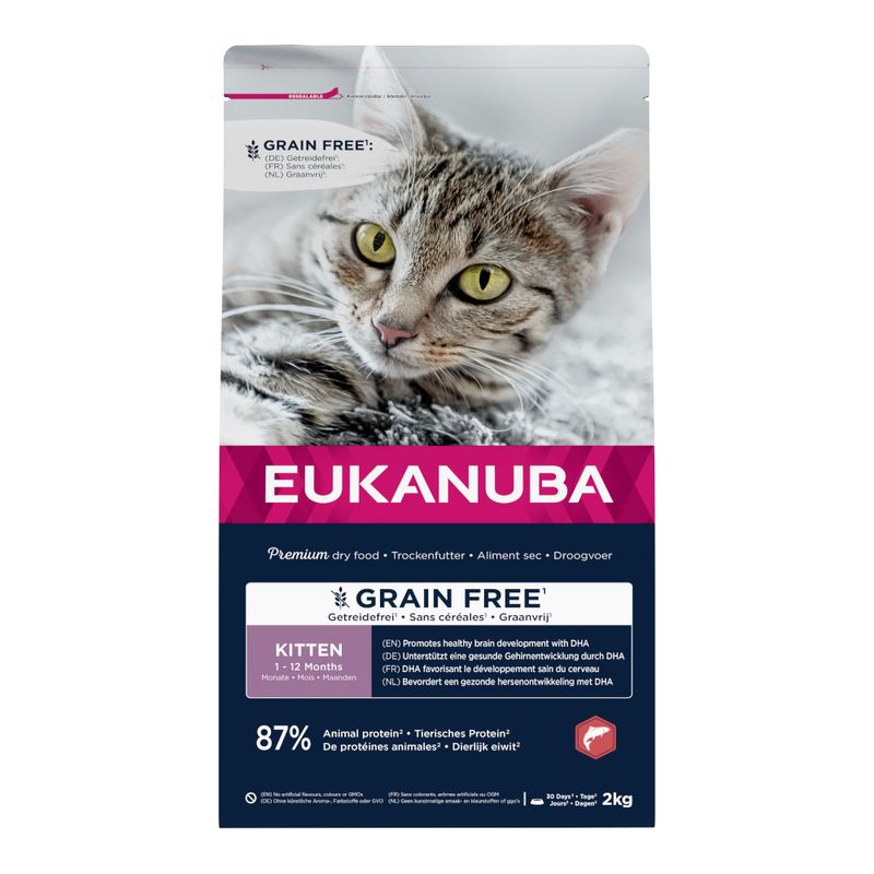 Eukanuba Kitten Grain Free Reich an Lachs