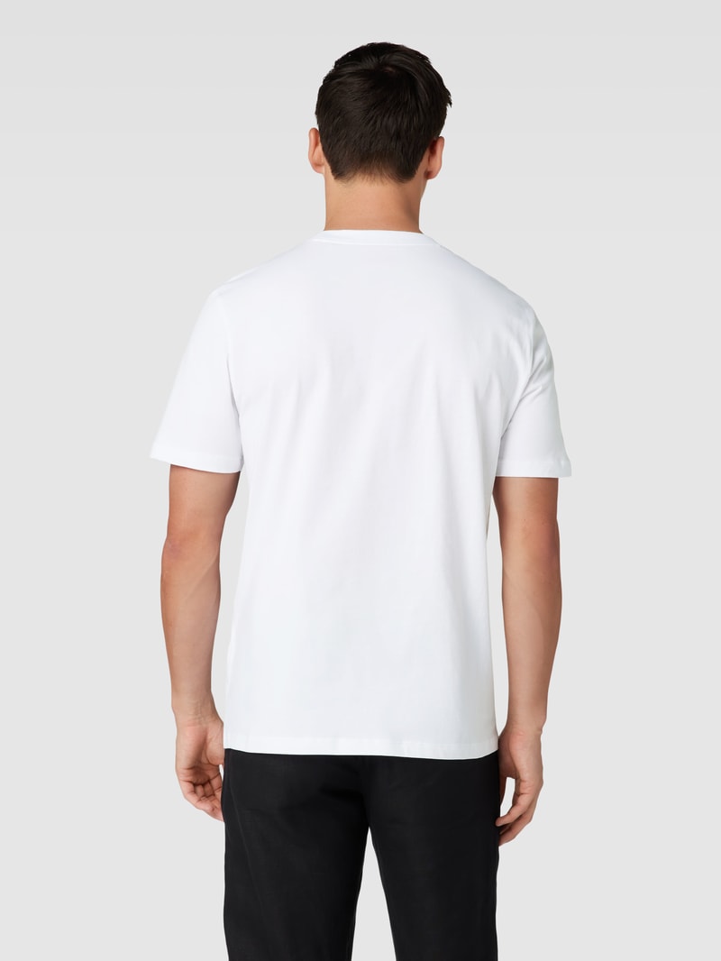T-Shirt mit Motiv-Print Modell 'Digre' in weiß
