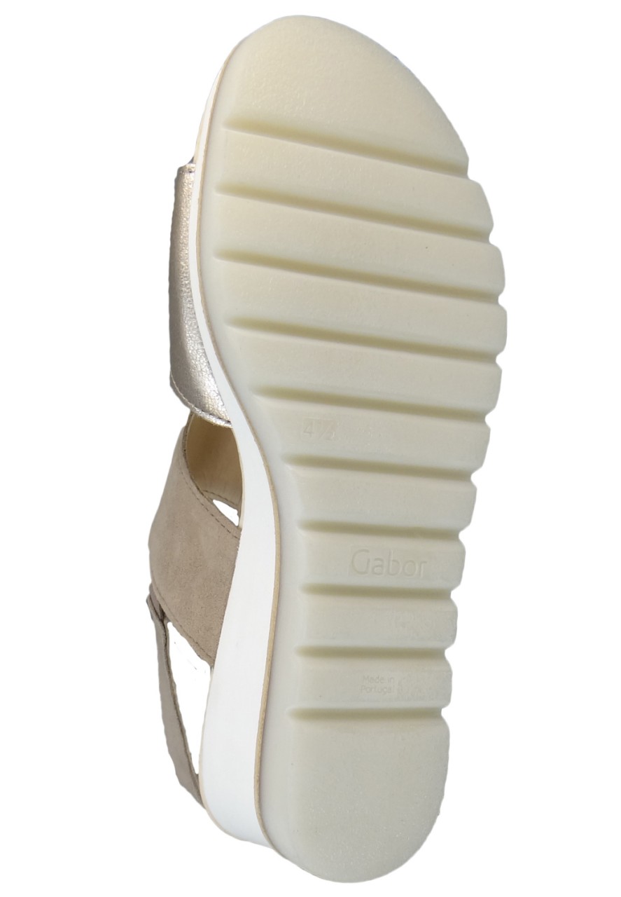 GABOR Keilsandalen beige Keilsandalette