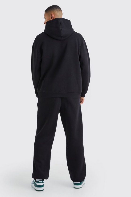 Oversize Trainingsanzug mit Phoenix Print und Kapuze