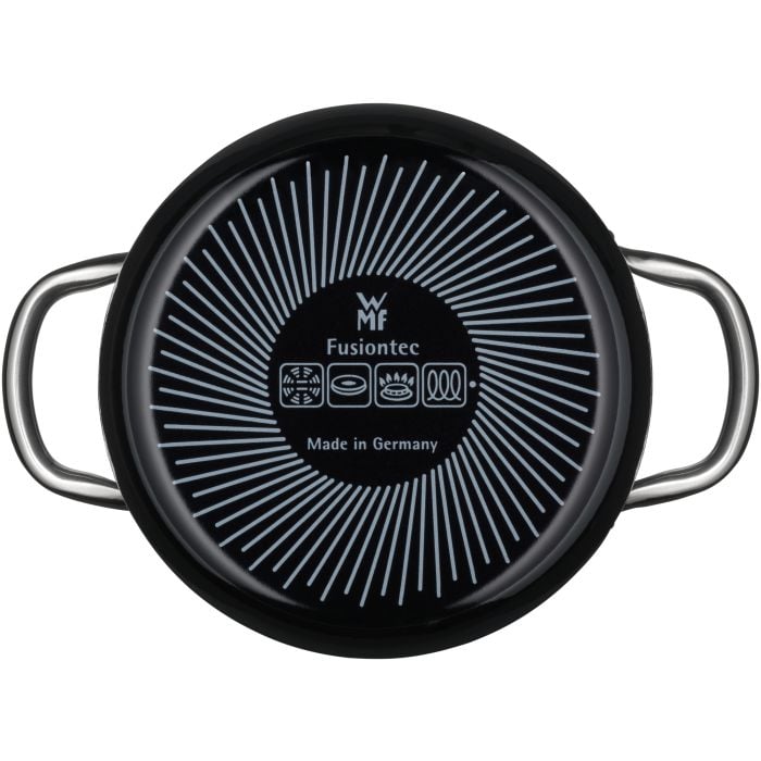 Fusiontec Inspire Kochtopf mit Deckel, 20 cm, Black