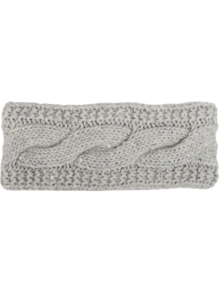 styleBREAKER Strick Stirnband in Hellgrau günstig kaufen onesize