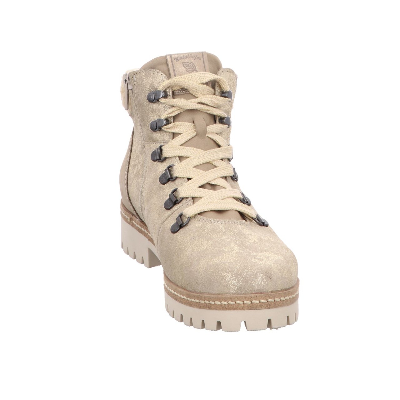 WALDLÄUFER Schnür-Stiefeletten beige Hanako