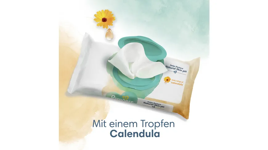 Pampers Harmonie Feuchttücher Protect & Care Calendula