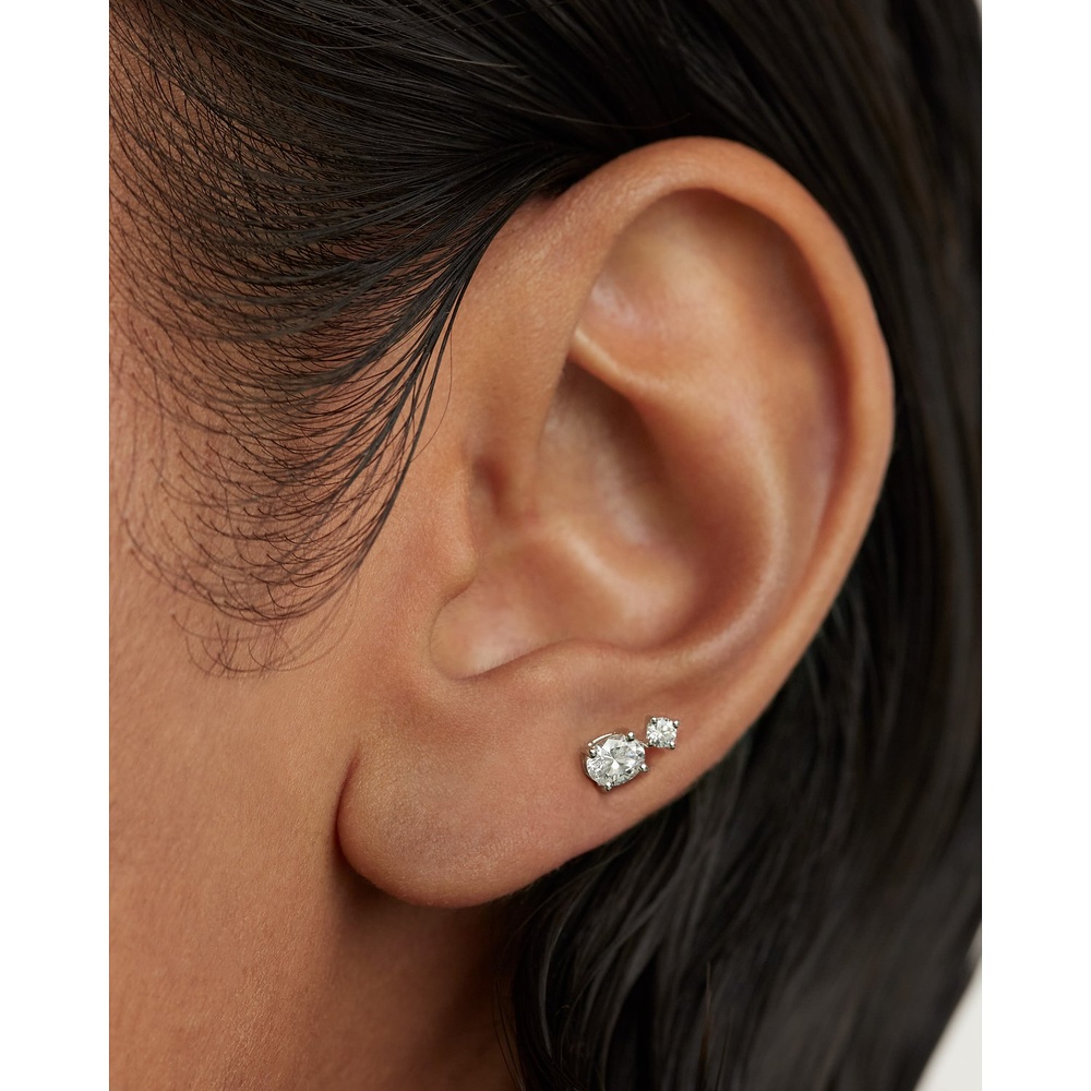P D Paola Boucle d'oreille unique 925 Argent Boucles d'oreilles