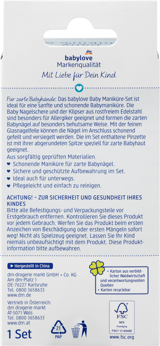 Baby Maniküre-Set, 1 St