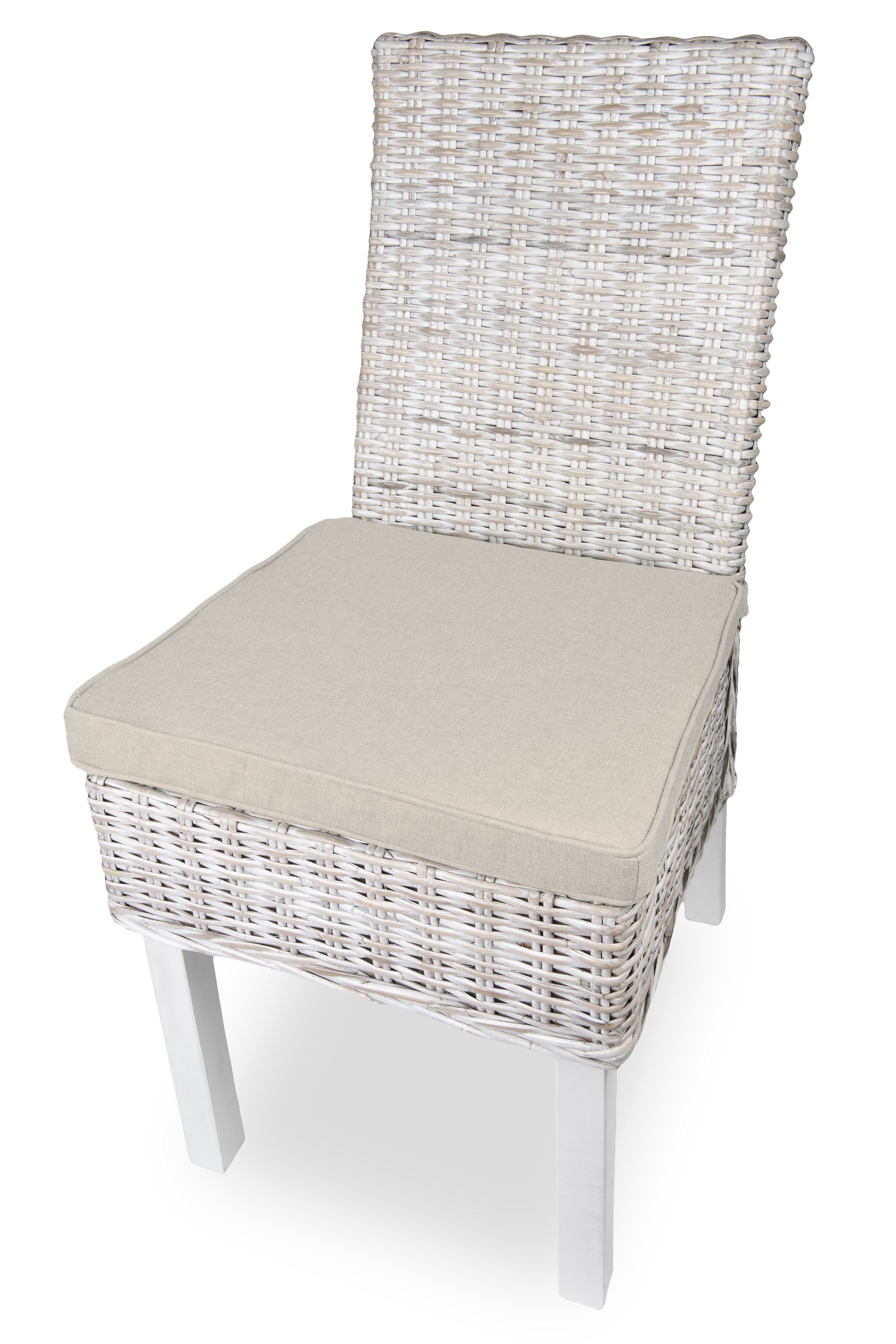 sunnypillow Stuhlkissen 4er Set Stuhlkissen 40 x 45 x 5cm