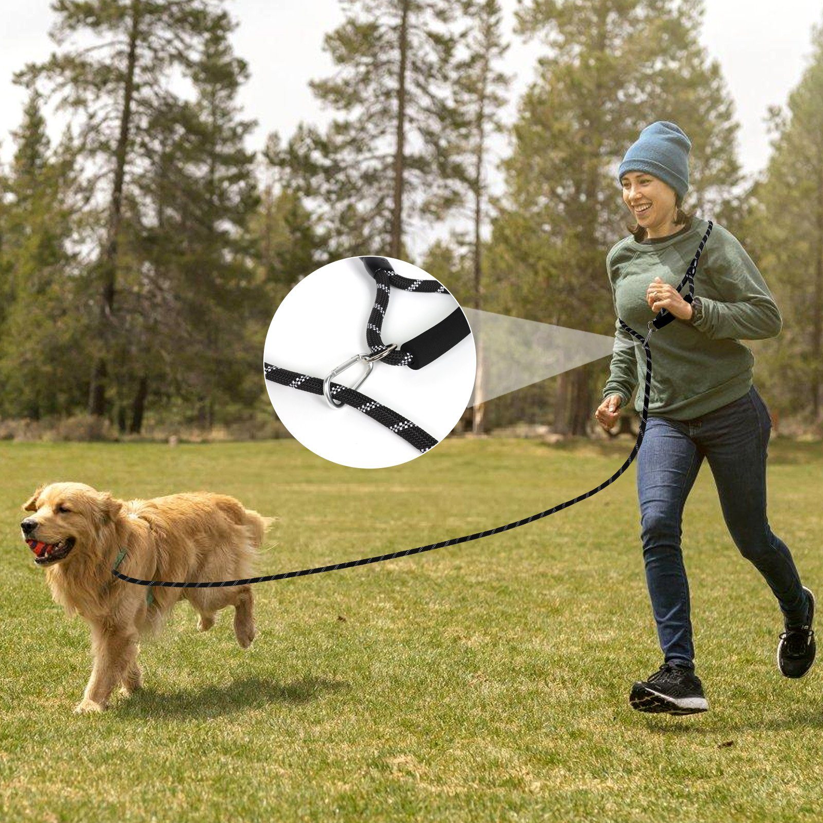 CALIYO Führleine Schleppleine für Hunde,5M 10M Starke Hundeleine mit Gepolsterter Griff, Nylon, Trainingsleine Laufleine für Welpen Kleine Mittlere Große Hunde