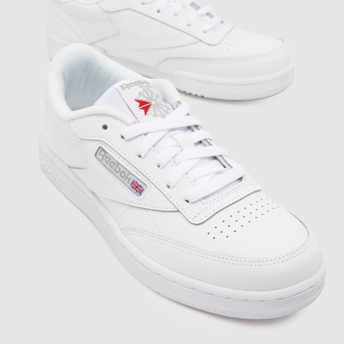 Reebok fehér és szürke Club C gyerekcipők