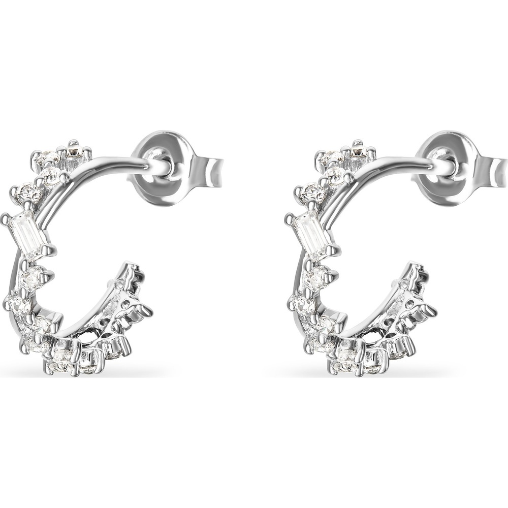FAVS Créoles 925 Argent Boucles d'oreilles