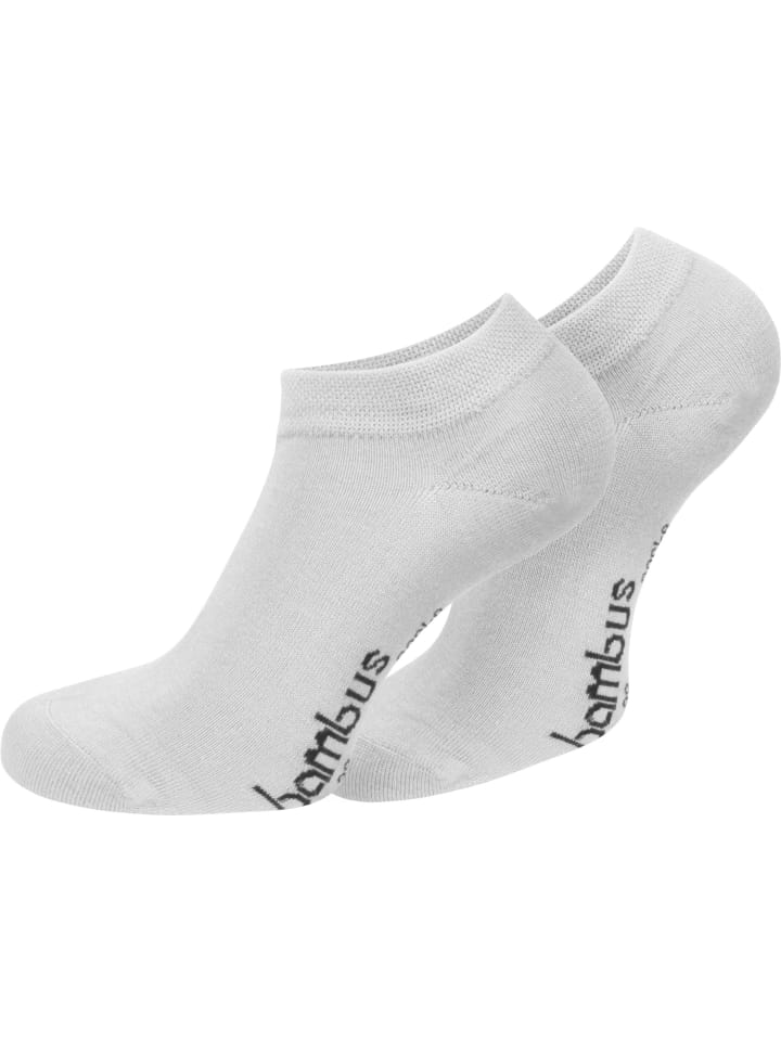 normani 6 Paar Bambus-Gesundheitssocken Sneakers in Weiß günstig kaufen