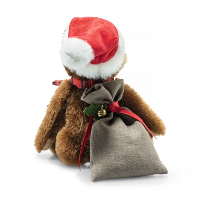 Weihnachtsmann Teddybär, 18 cm, braun