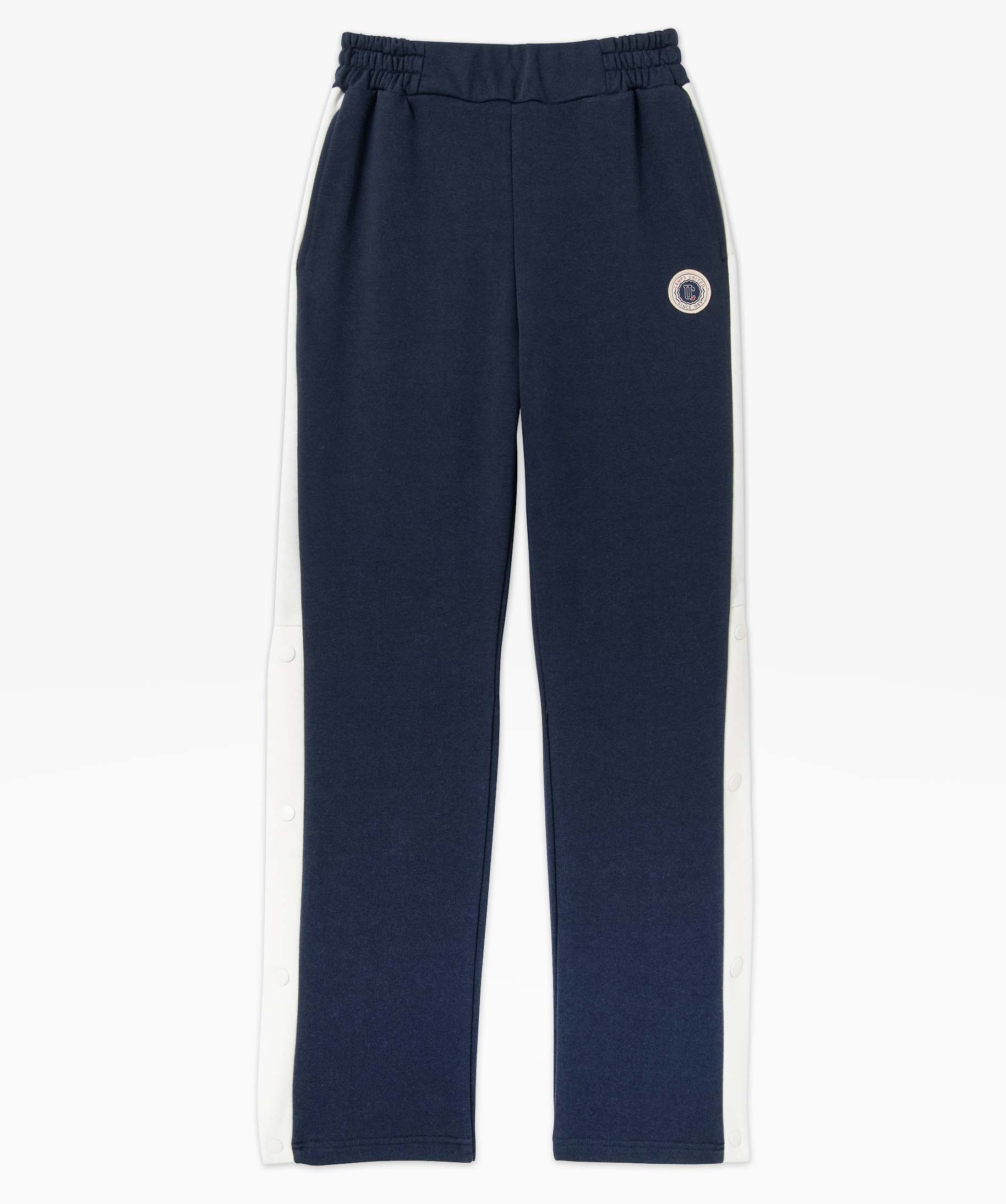 Pantalon de jogging femme avec pressions sur les ctés –... bleu | GEMO