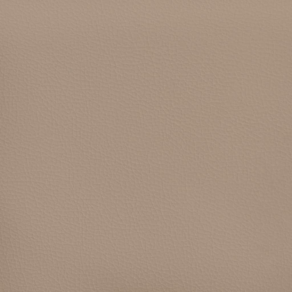 Boxspringmatratze Taschenfederkernmatratze Cappuccino 80x200x20 cm Kunstleder, vidaXL, 20 cm hoch