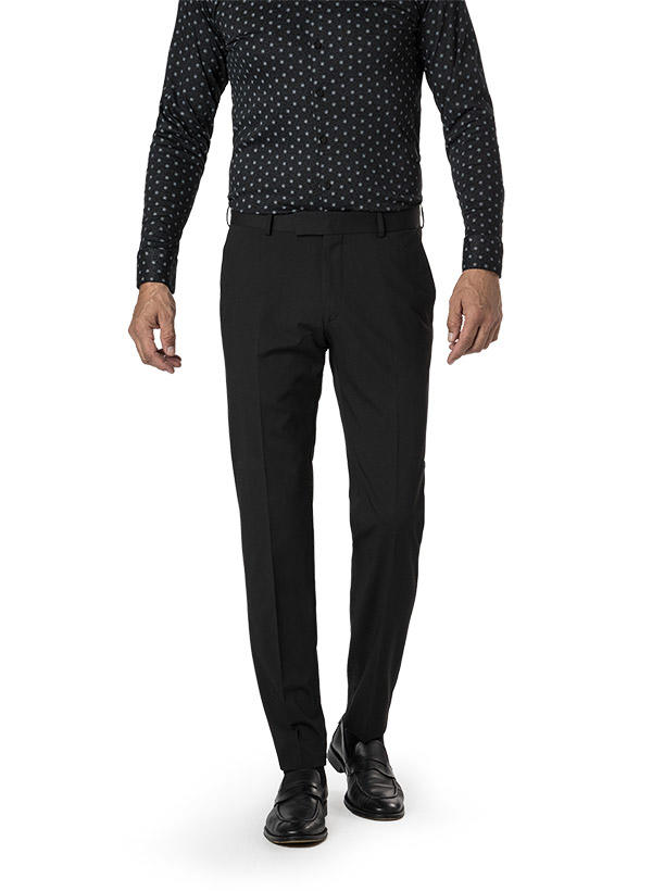 Strellson, Hose Melwin, Slim Fit, Mikrofaser, schwarz