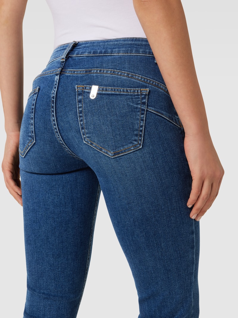 Bootcut Jeans im 5-Pocket-Design Modell 'FLY' in blau