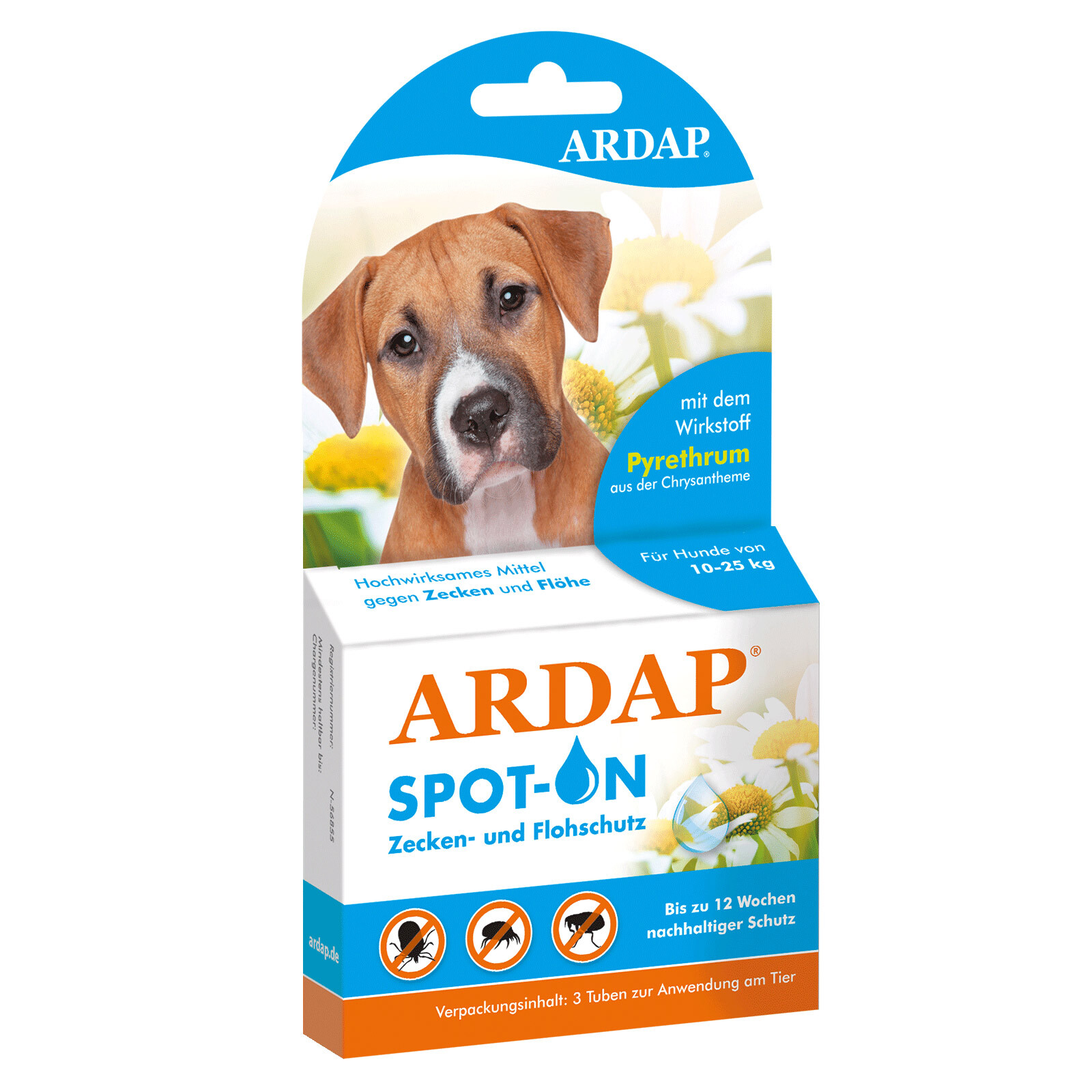 Ardap Floh- & Zeckenmittel Ardap Spot-On für Hunde M