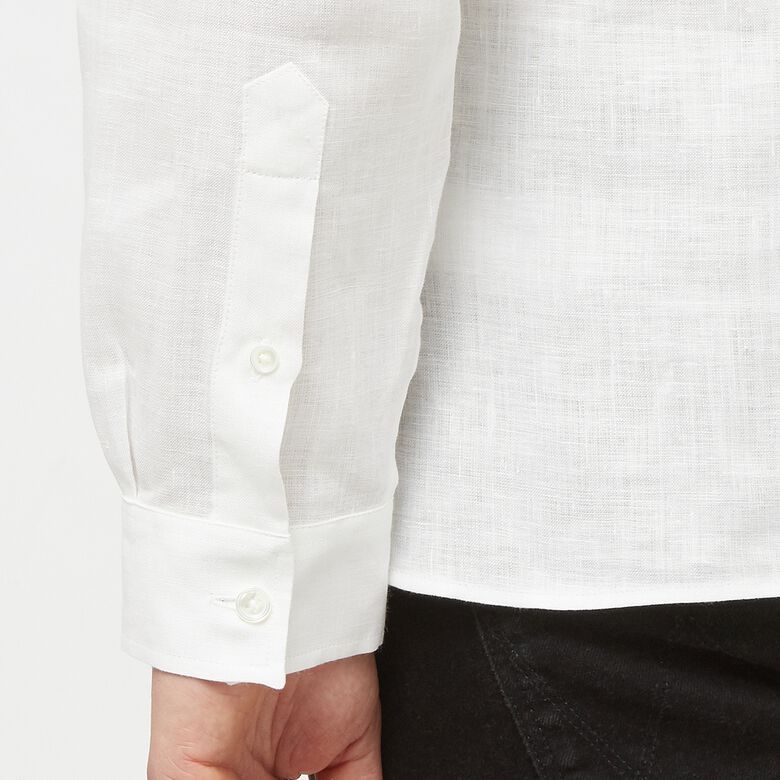 Lacoste Linen Shirt white