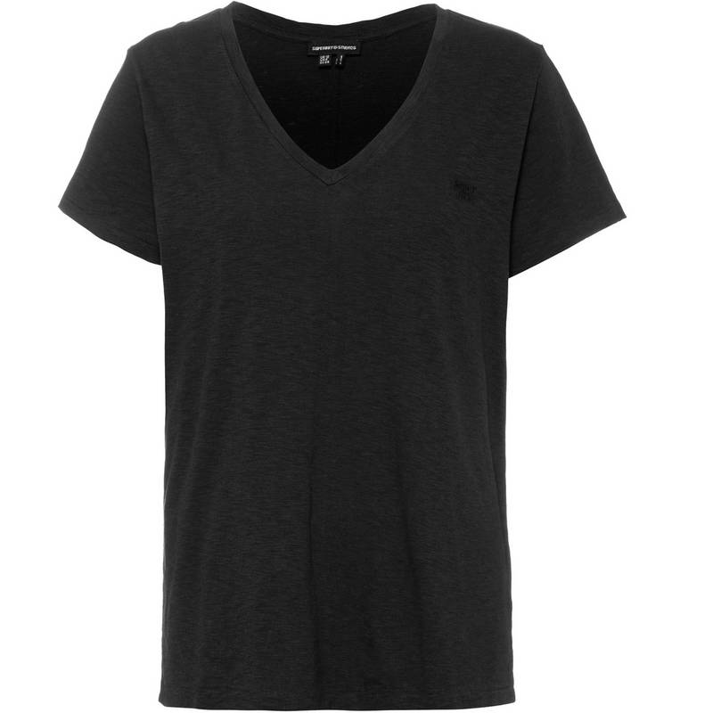 Superdry Studios Slub V-Shirt Damen