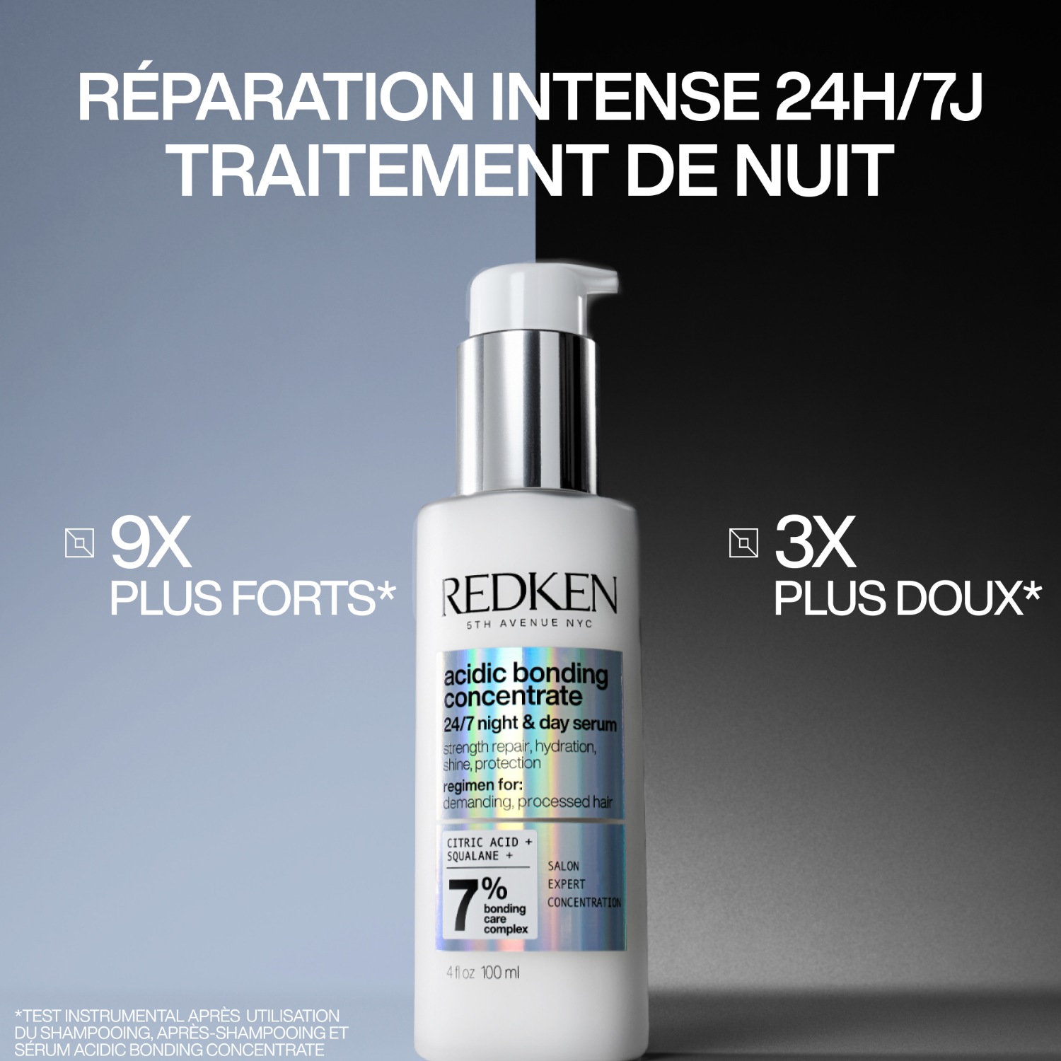 „Redken Day & Night“ atkuriamasis serumas pažeistiems plaukams