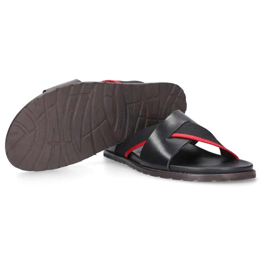 Budapester - Sandalen M7110 Kalbsleder - schwarz