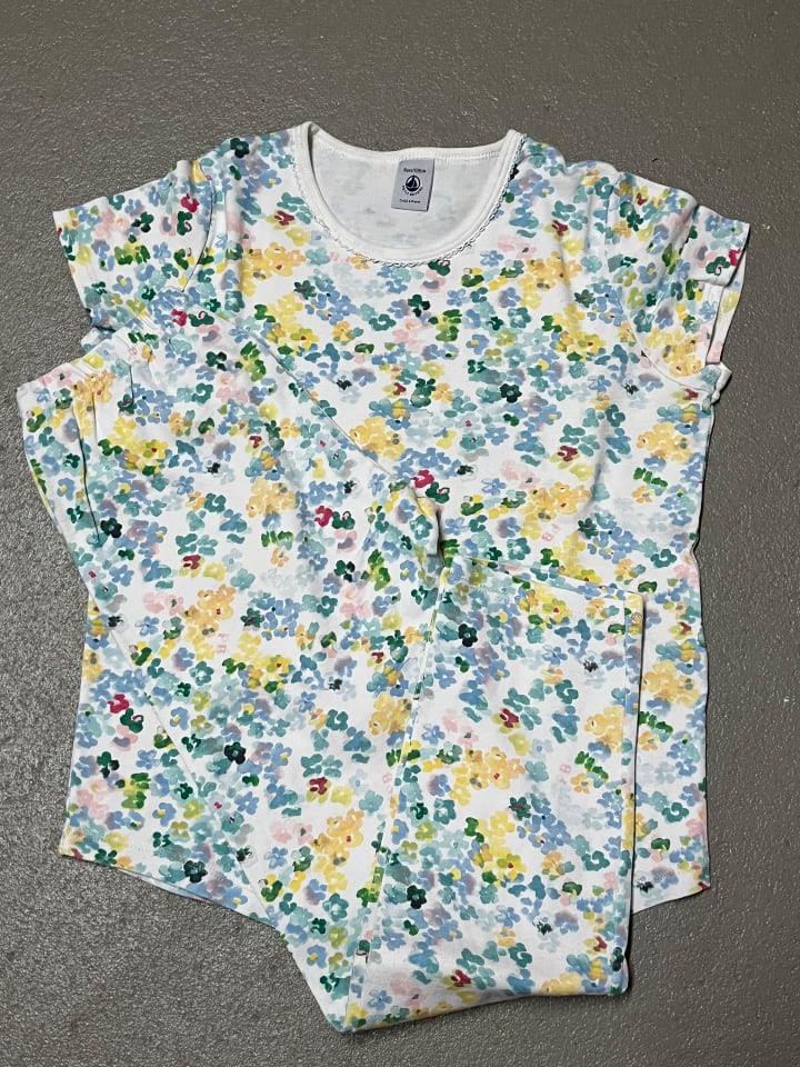 PETIT BATEAU Pyjama in Hellblau/ Grün günstig kaufen 128