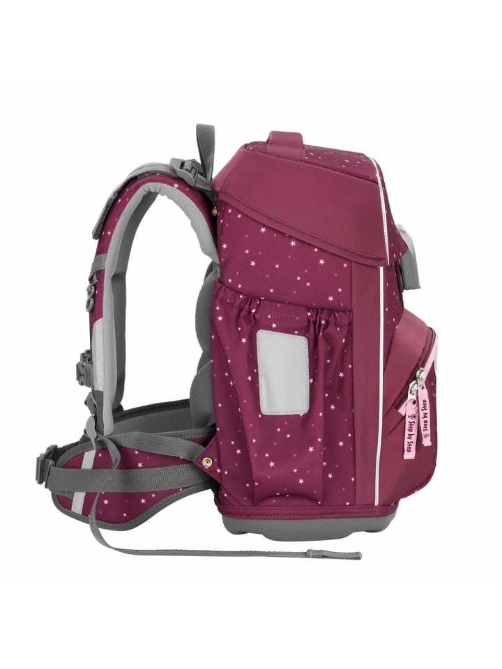 Step by Step Grundschulranzen-Set BASIS Berry Star 4-teilig in Lila günstig kaufen onesize