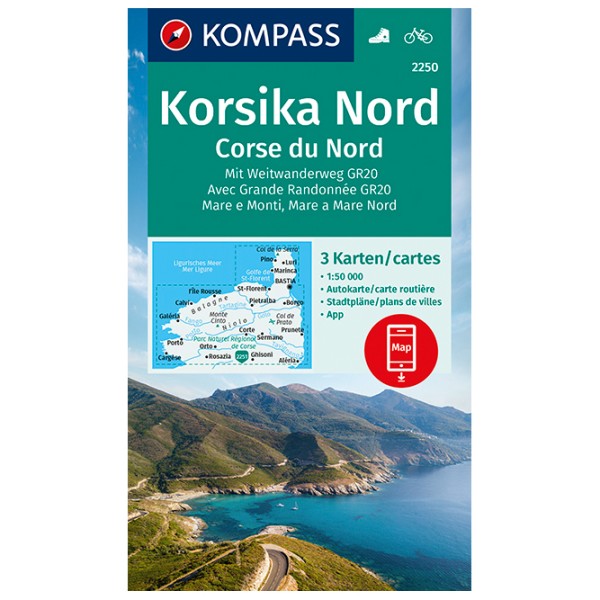 Kompass - Korsika Nord - Wanderkarte