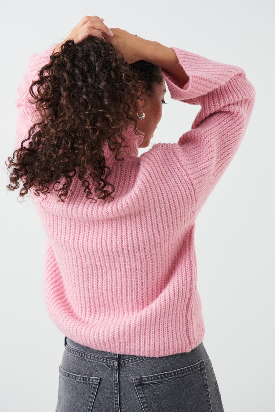 Turtleneck knit sweater