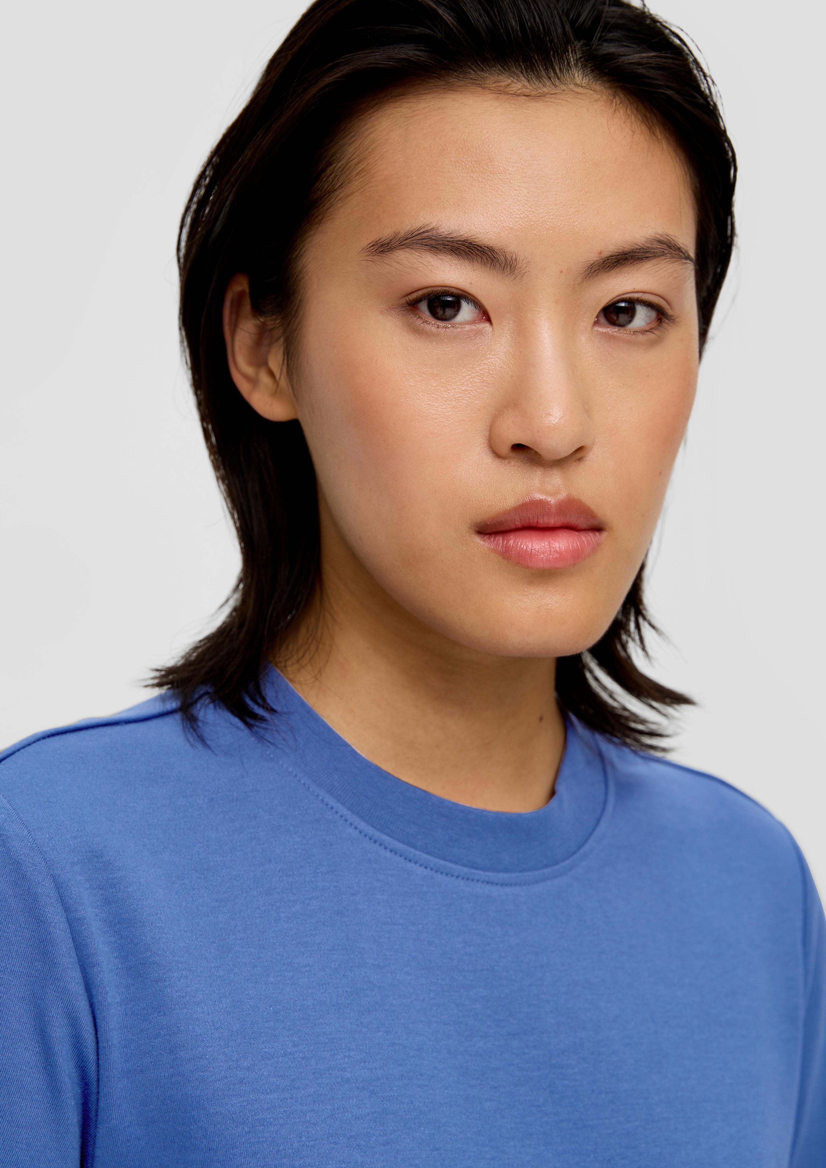 Baumwoll-Shirt mit Logo-Stickerei im Nacken  2139394-5722
