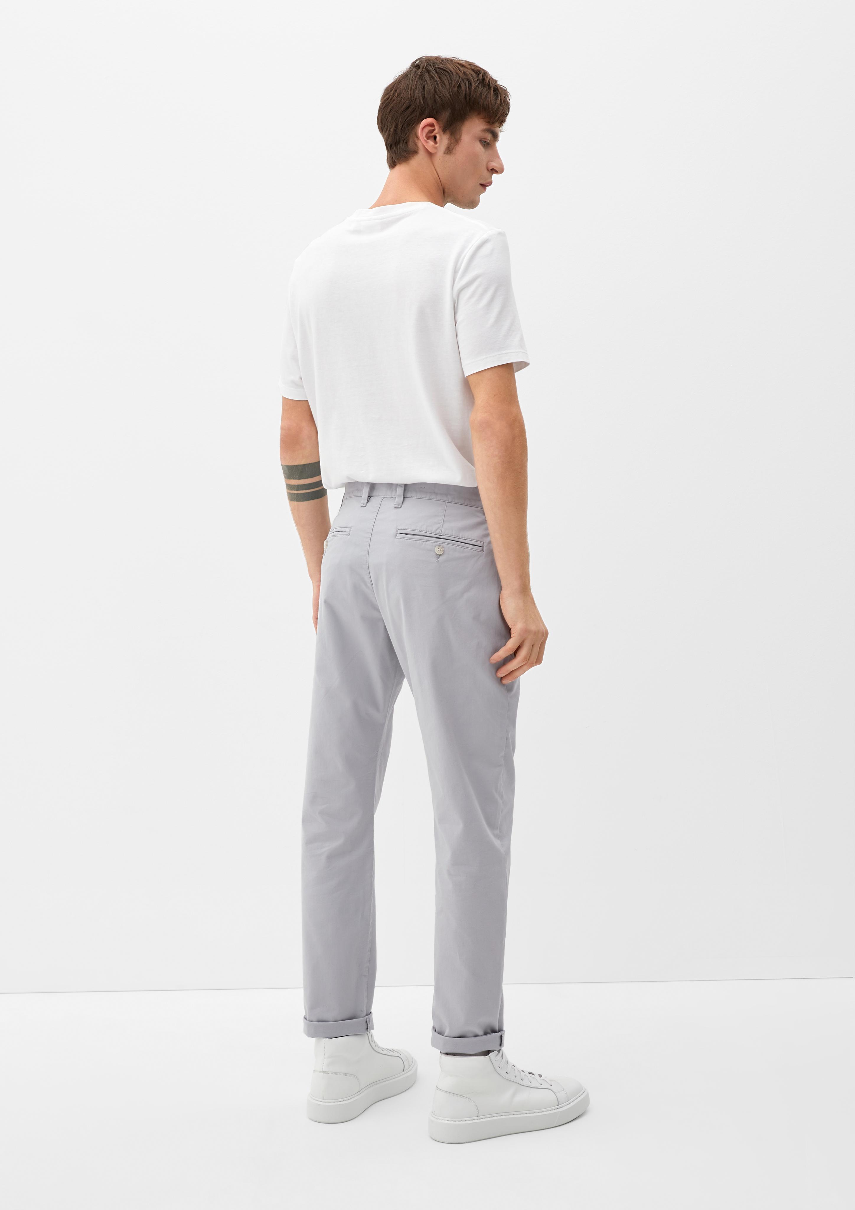 Slim: Chino mit Medium Rise-Bund  2126072-9125