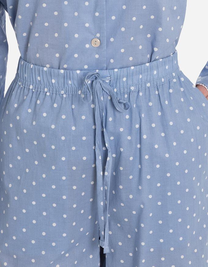 Pyjama Set aus Shirt und Hose - Baumwolle