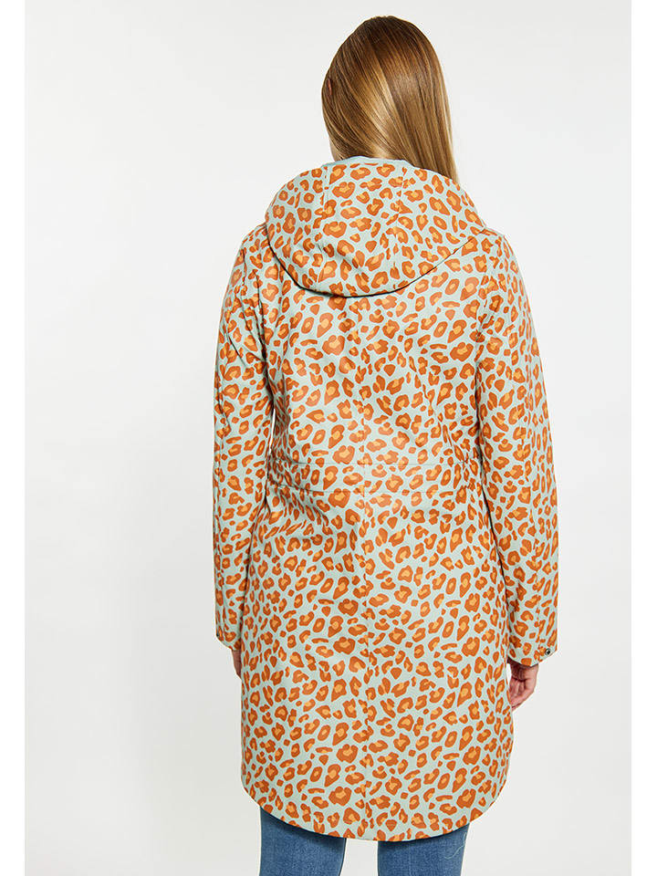 Schmuddelwedda Regenparka in Türkis/ Orange günstig kaufen