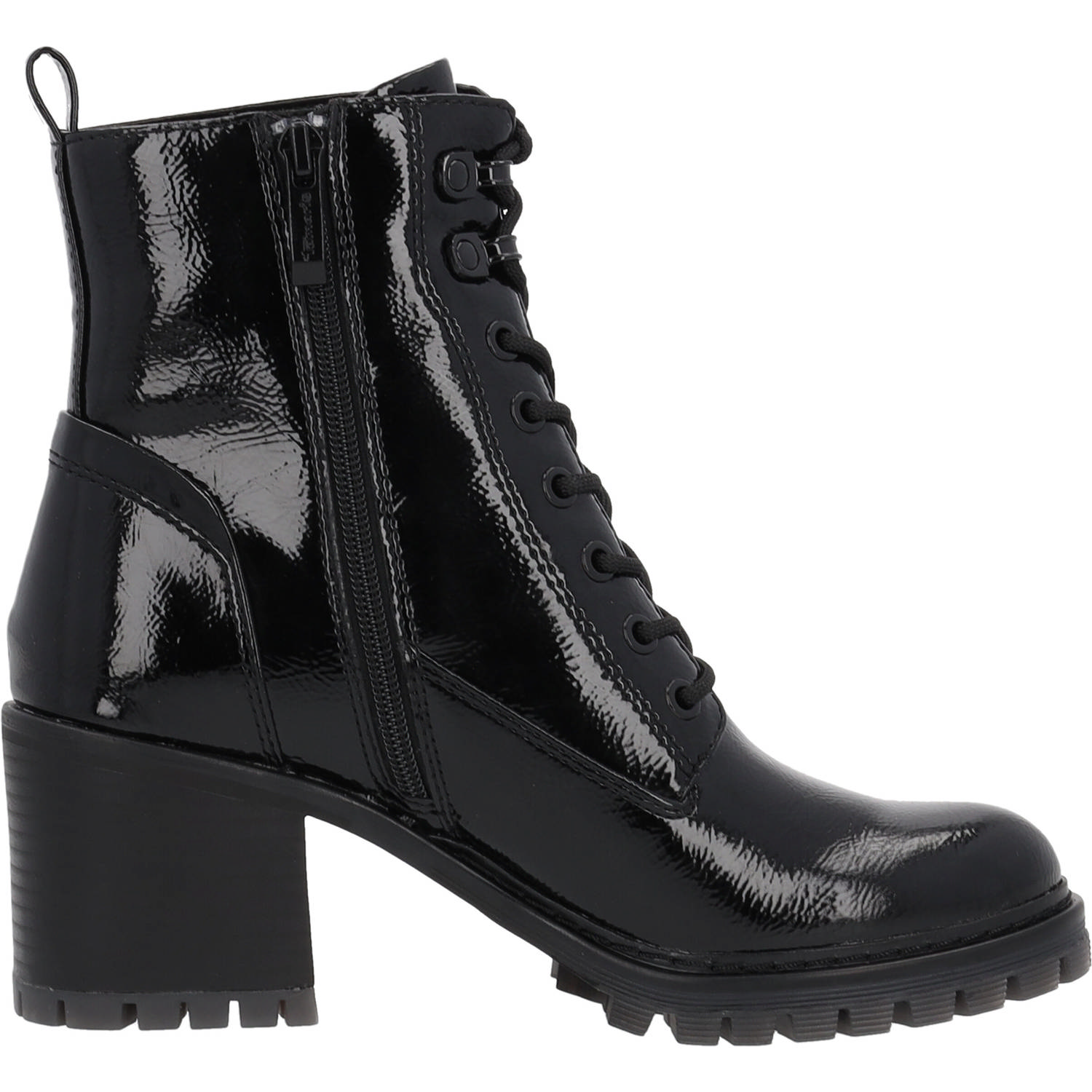 Tamaris 25271, Stiefeletten, Damen, black patent
