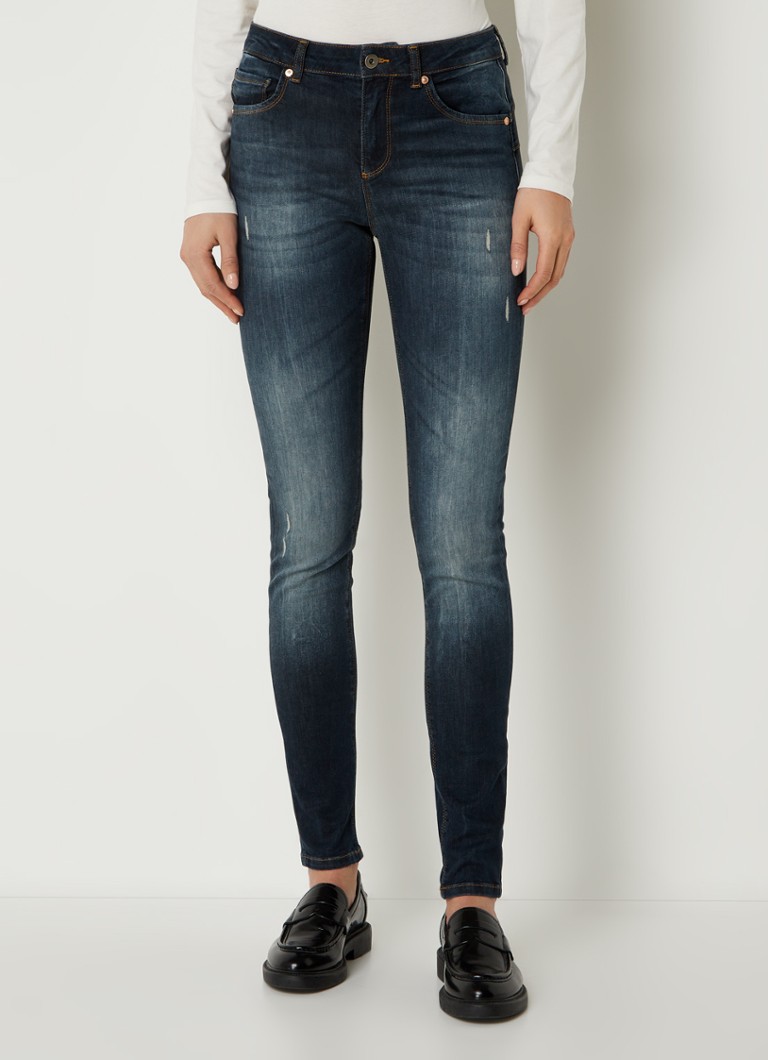 Blugi skinny Benetton cu talie medie și talpă flexibilă