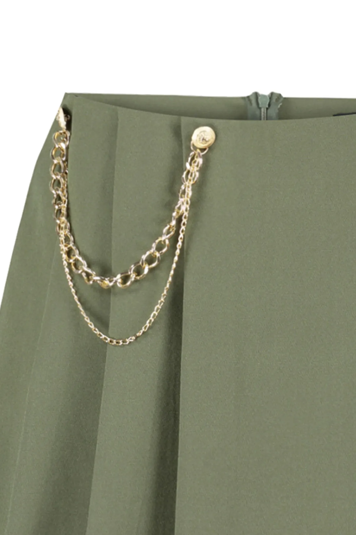 Trendyol Collection  Shorts - Khaki - Hoher Bund