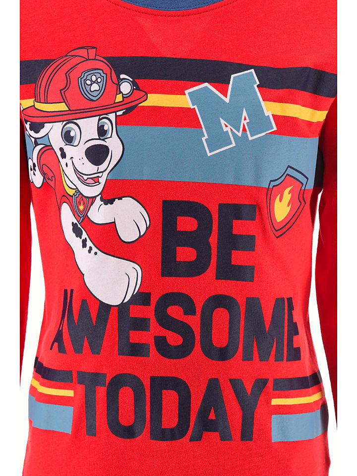 Paw Patrol Pyjama in Blau/ Rot günstig kaufen
