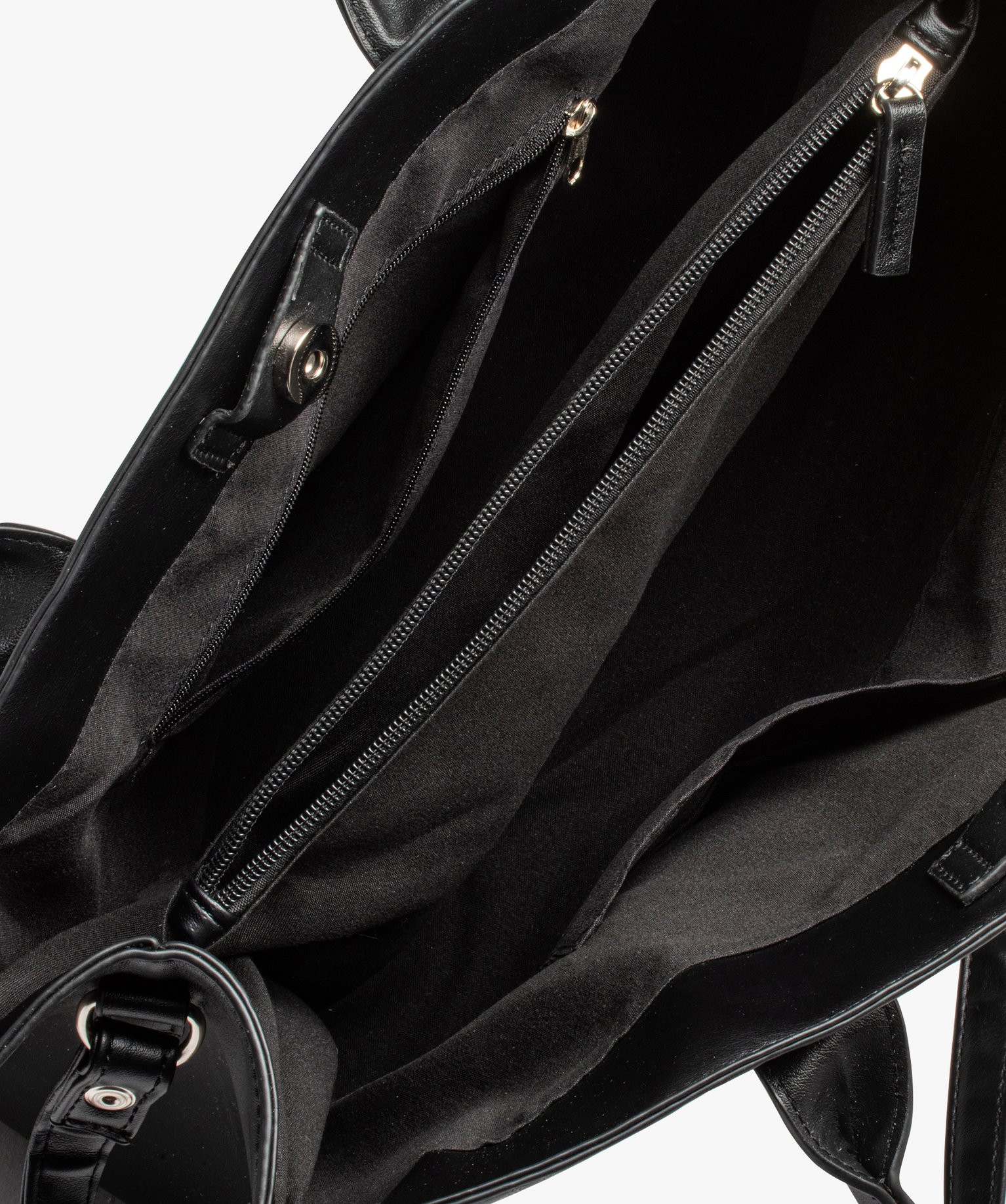 Sac à main grand format avec bandoulière amovible femme noir | GEMO