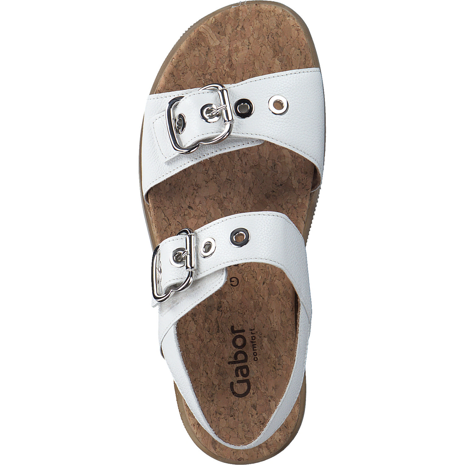 Gabor 82.853, Klassische Sandalen, Damen, Weiß