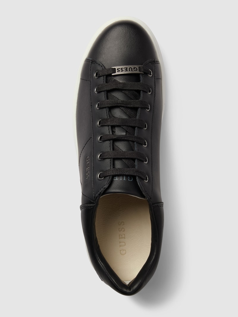 Sneaker mit Label-Print Modell 'VIBO' in schwarz