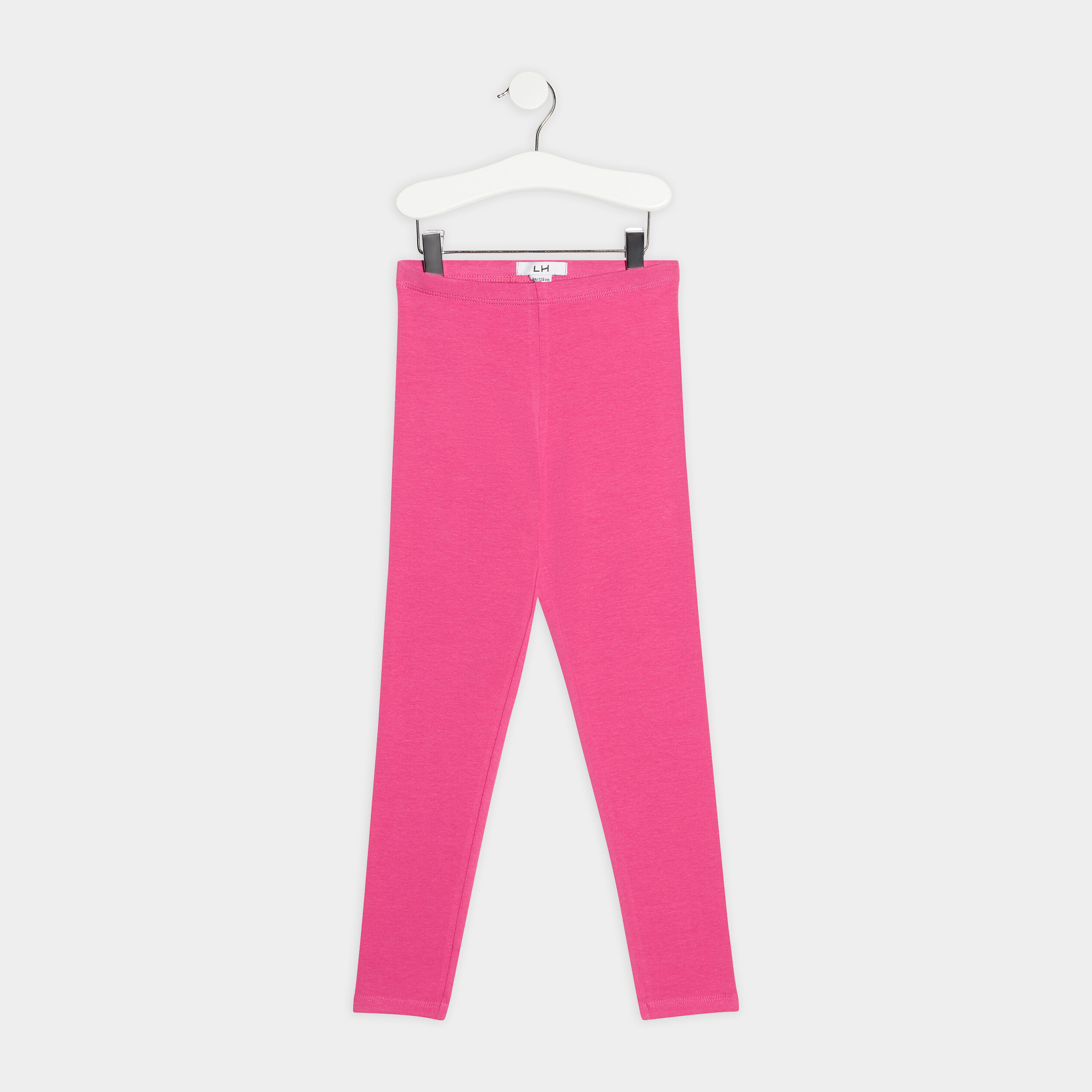 Pantalon legging rose framboise fille | La Halle