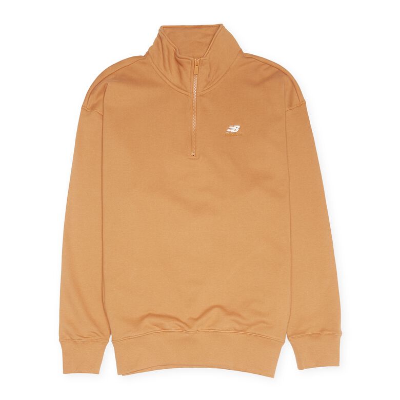 New Balance Athletics Remastered French Terry 1/4 Zip tobacco