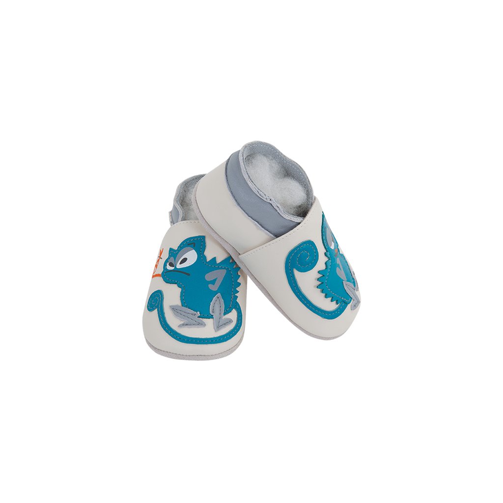 Lait et Miel Chaméléon Glouton Krabbelschuhe mit Chamäleon