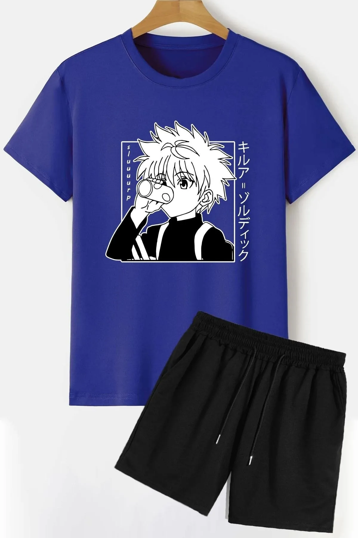 trendypassion  Anime-Shorts-T-Shirt-Trainingsanzug-Set