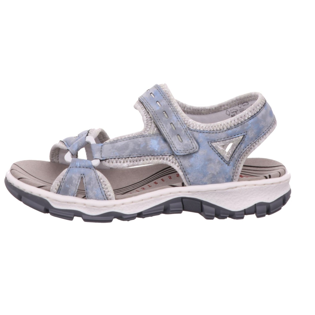 RIEKER Klassische Sandalen blau