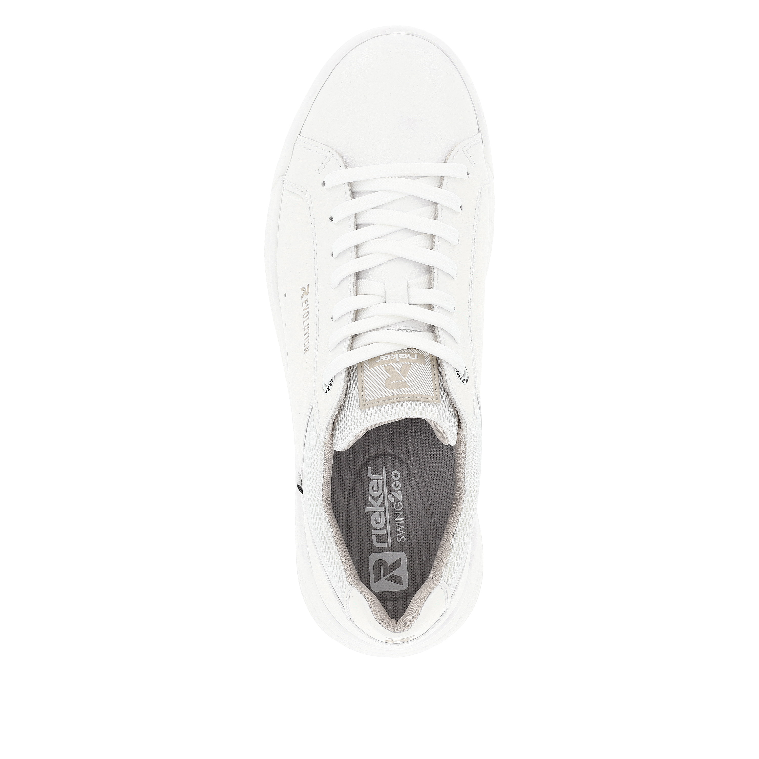 Rieker Herren Sneaker Low pearl white