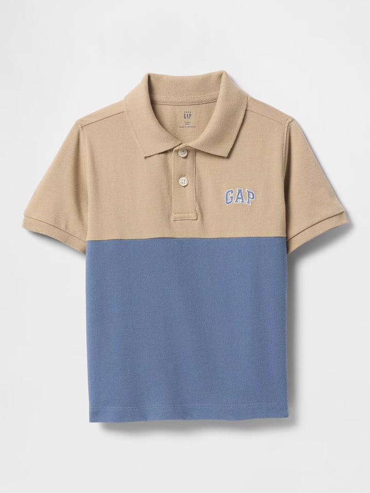 GAP Poloshirt in Beige/ Blau günstig kaufen
