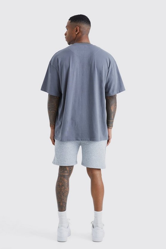 Oversized Raised Limited Text T-shirt